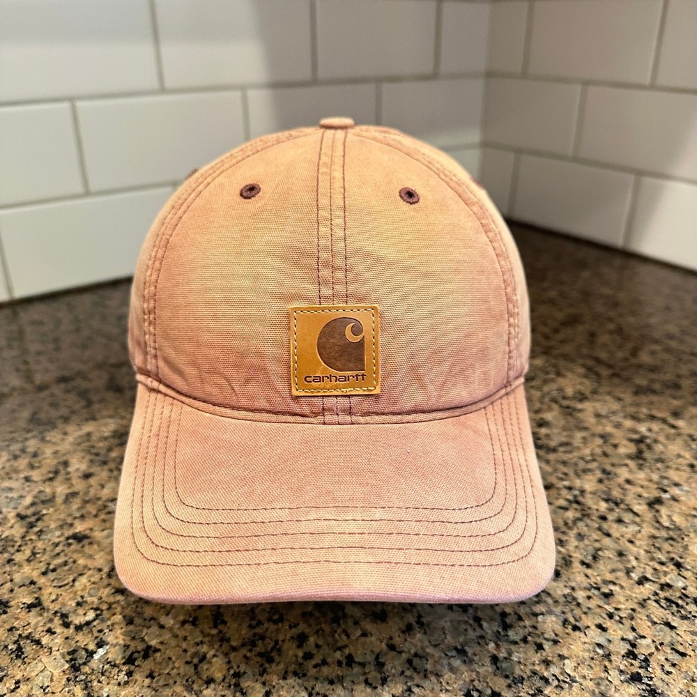 Carhartt Baseball Cap Adjustable Washed Brick Brown SP'19